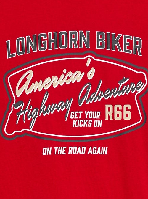 T-shirt maniche corte con stampa - So Easy - Kiabi