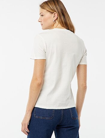 T-shirt maniche corte con stampa 'Festa della mamma'