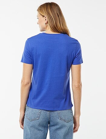 T-shirt maniche corte con stampa 'Festa della mamma'