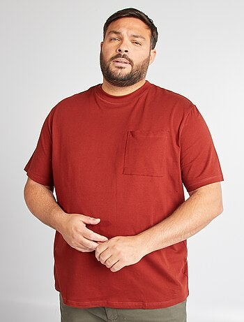 T-shirt maniche corte con tasca sul petto