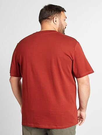 T-shirt maniche corte con tasca sul petto