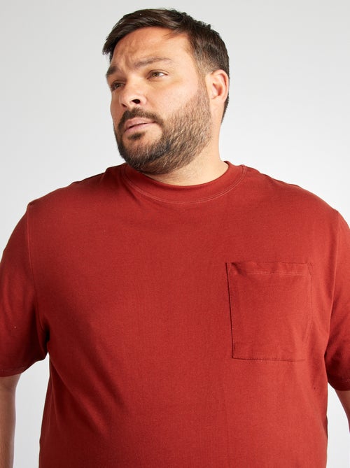 T-shirt maniche corte con tasca sul petto - Kiabi