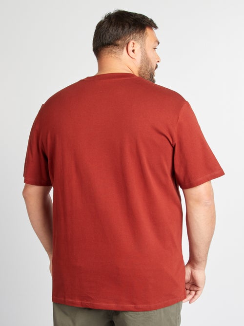 T-shirt maniche corte con tasca sul petto - Kiabi