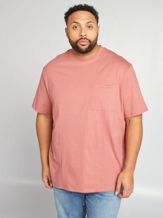 T-shirt maniche corte con tasca sul petto