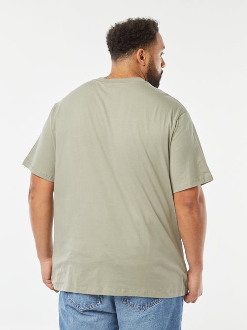 T-shirt maniche corte con tasca sul petto - Kiabi