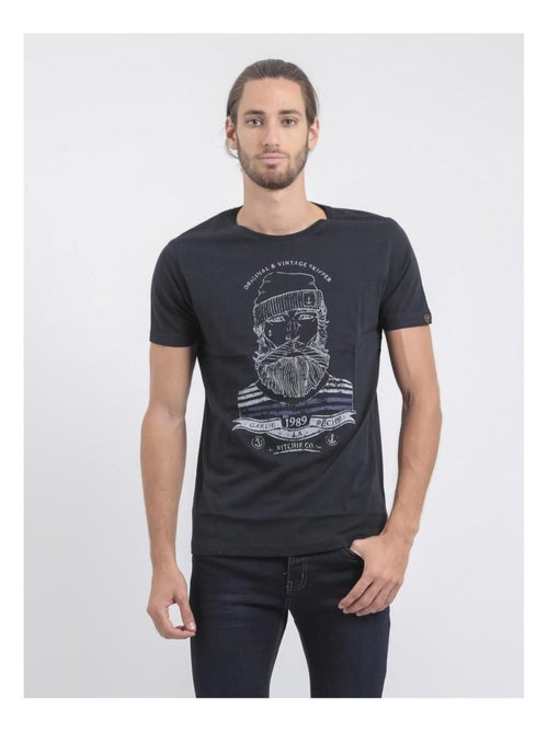 T-shirt maniche corte girocollo puro cotone JABRUN - Kiabi