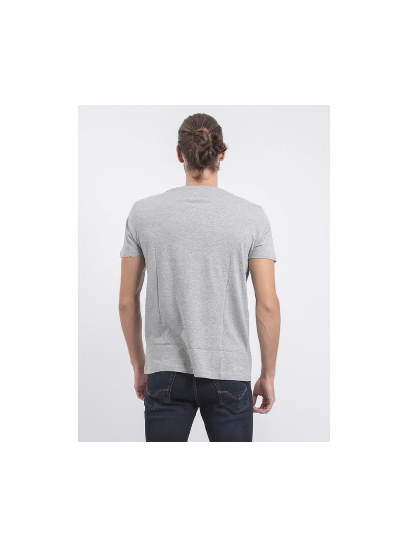 T-shirt maniche corte girocollo puro cotone JABRUN Grigio - Kiabi