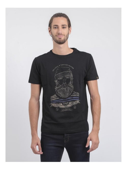 T-shirt maniche corte girocollo puro cotone JABRUN - Kiabi