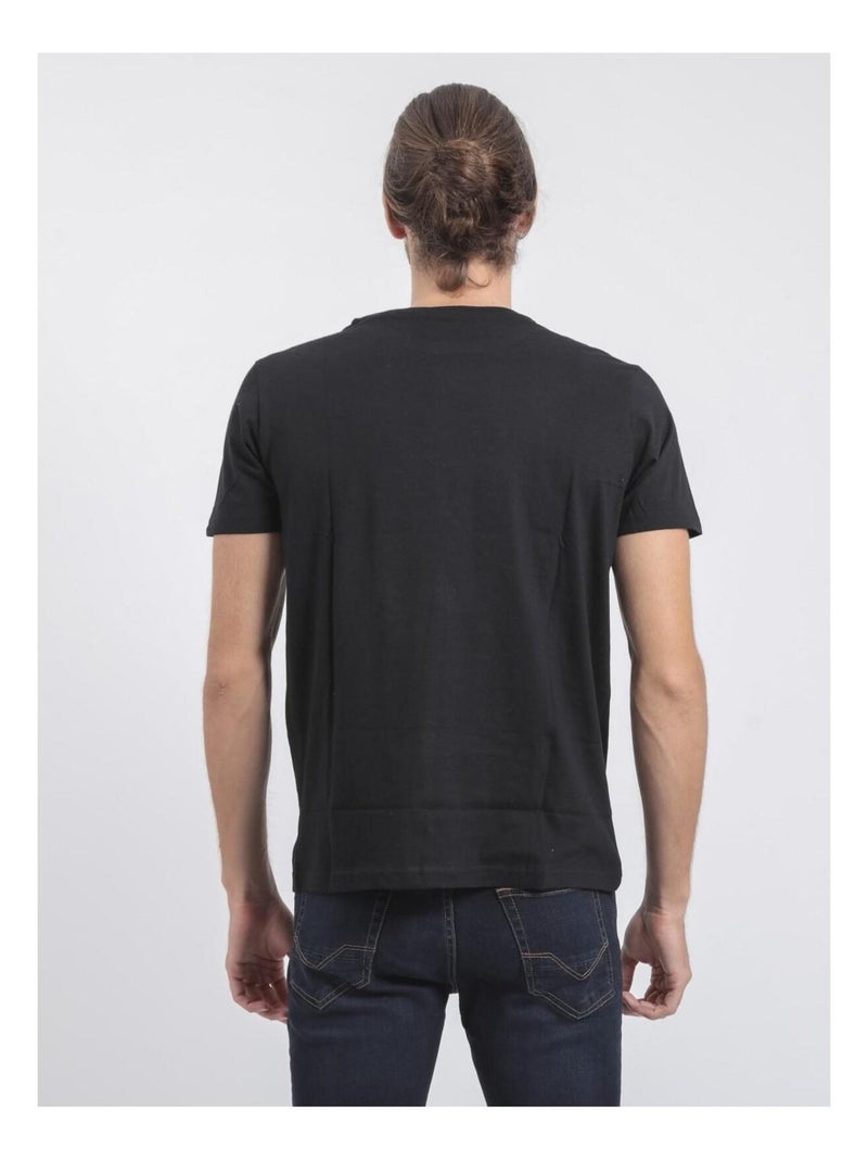 T-shirt maniche corte girocollo puro cotone JABRUN Nero - Kiabi