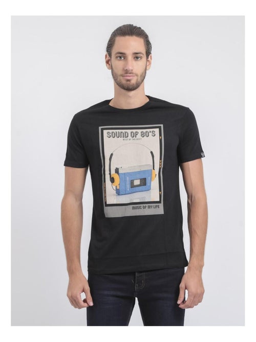 T-shirt maniche corte girocollo puro cotone JALSONIC - Kiabi