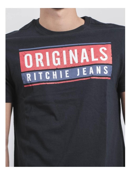 T-shirt maniche corte girocollo puro cotone JANVILLE - Kiabi