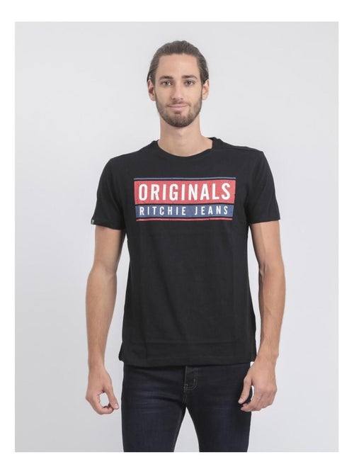 T-shirt maniche corte girocollo puro cotone JANVILLE - Kiabi