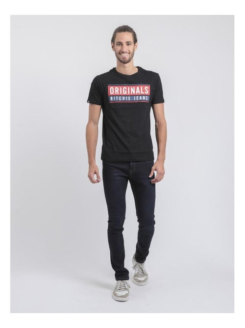 T-shirt maniche corte girocollo puro cotone JANVILLE - Kiabi