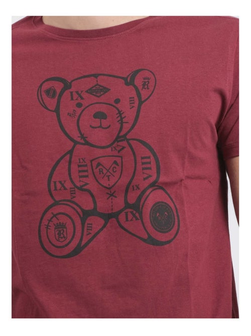 T-shirt maniche corte girocollo puro cotone JIBIDEL - Kiabi