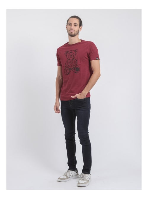 T-shirt maniche corte girocollo puro cotone JIBIDEL - Kiabi