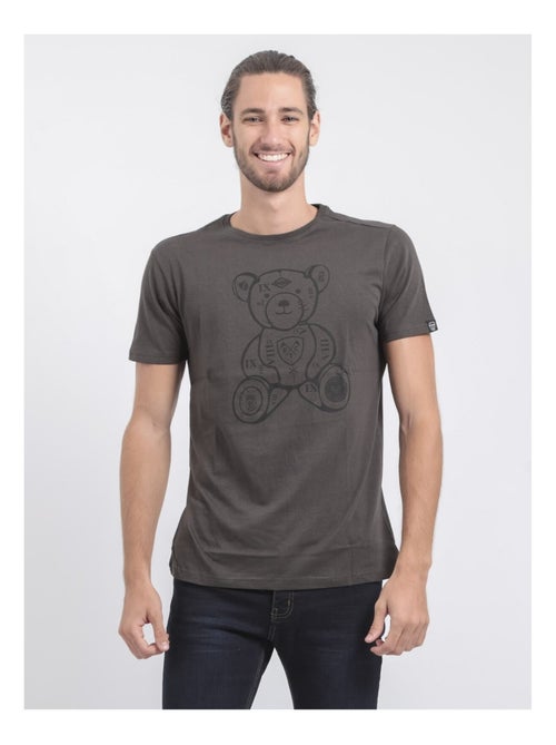 T-shirt maniche corte girocollo puro cotone JIBIDEL - Kiabi