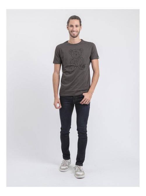 T-shirt maniche corte girocollo puro cotone JIBIDEL - Kiabi