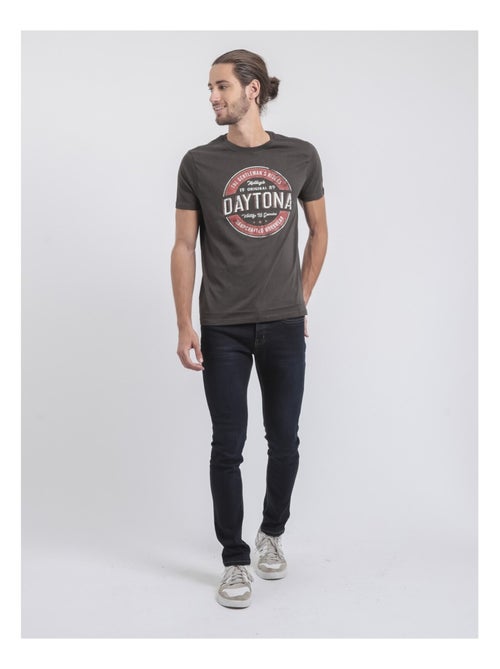 T-shirt maniche corte girocollo puro cotone JOCOBY - Kiabi