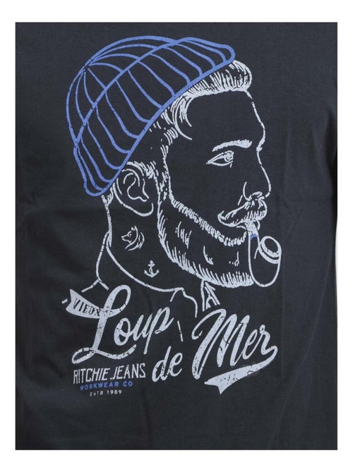 T-shirt maniche corte girocollo puro cotone JOUANCY - Kiabi