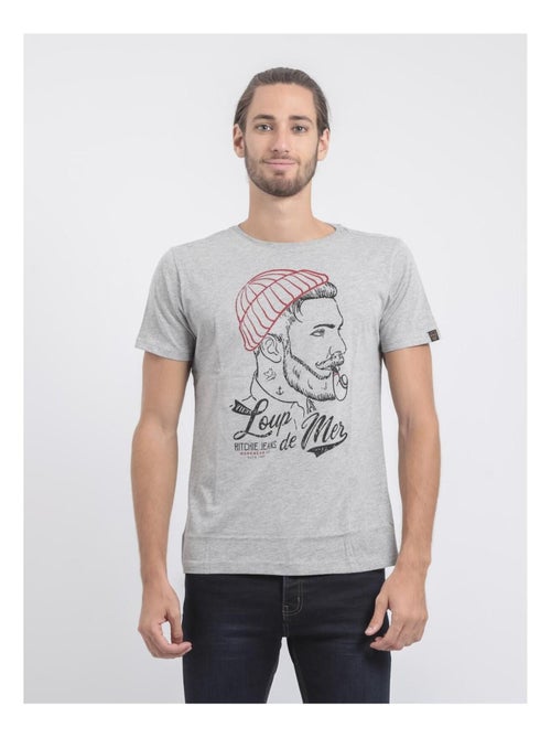 T-shirt maniche corte girocollo puro cotone JOUANCY - Kiabi
