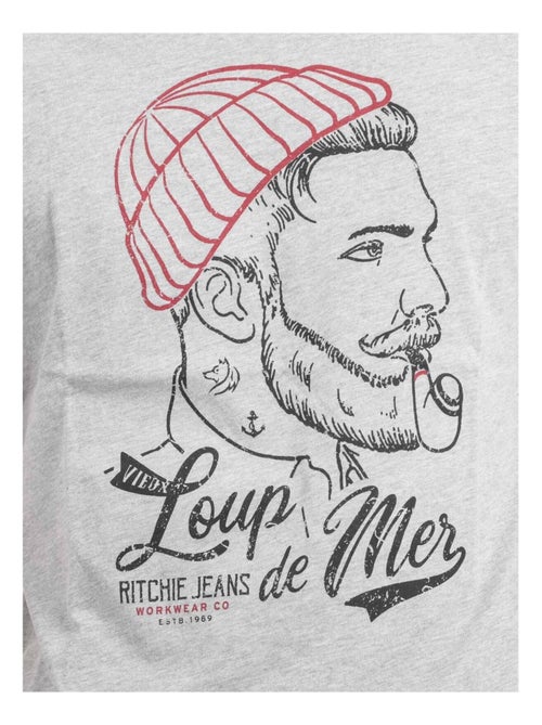 T-shirt maniche corte girocollo puro cotone JOUANCY - Kiabi