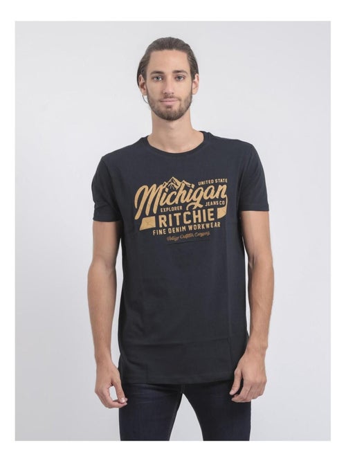 T-shirt maniche corte girocollo puro cotone JOULTIX - Kiabi