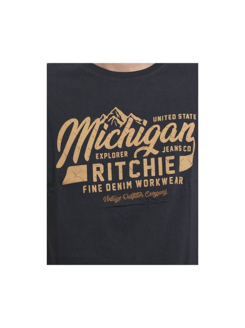 T-shirt maniche corte girocollo puro cotone JOULTIX - Kiabi