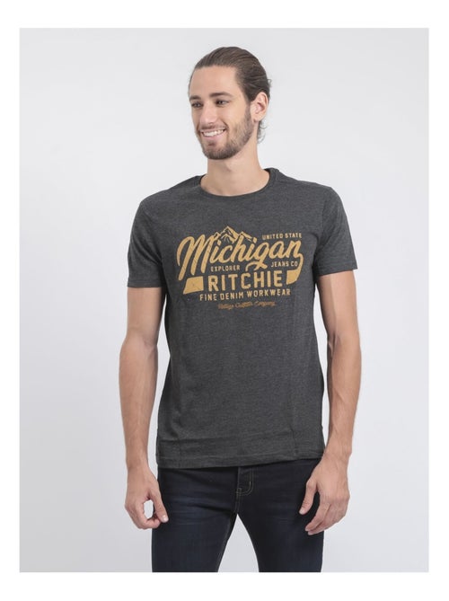 T-shirt maniche corte girocollo puro cotone JOULTIX - Kiabi