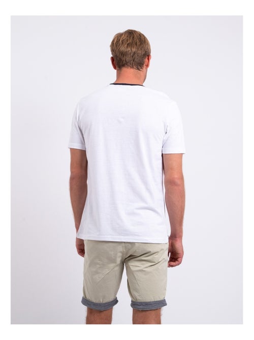 T-shirt maniche corte girocollo puro cotone NABARIST - Kiabi