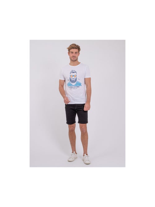 T-shirt maniche corte girocollo puro cotone NABARZU - Kiabi