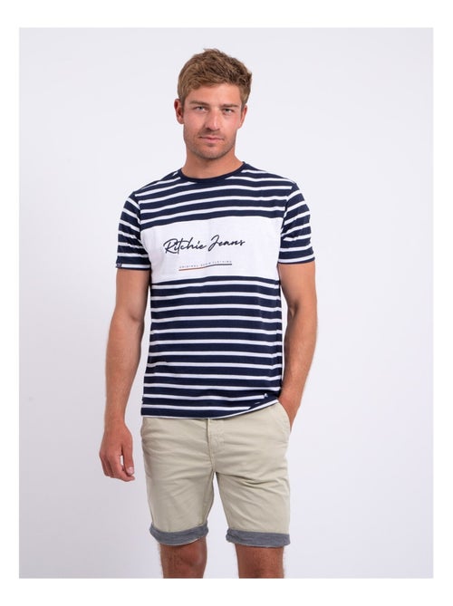 T-shirt maniche corte girocollo puro cotone NABAUMIX - Kiabi