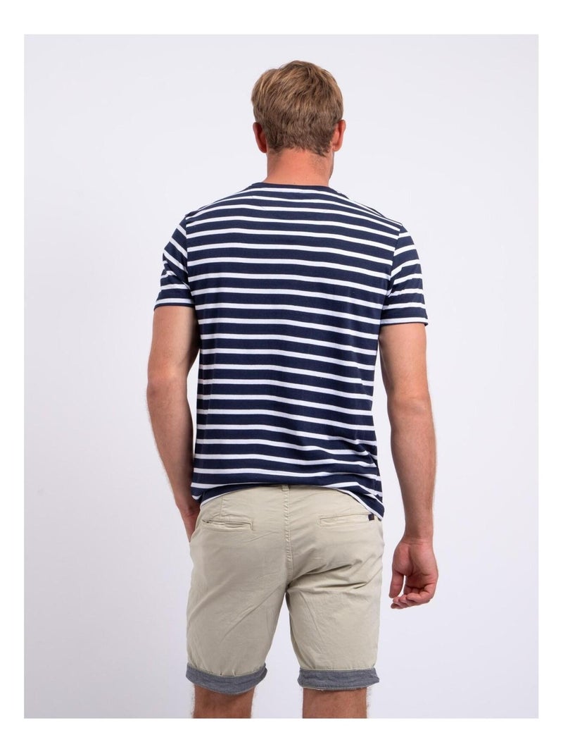 T-shirt maniche corte girocollo puro cotone NABAUMIX Bianco - Kiabi