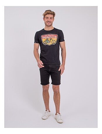 T-shirt maniche corte girocollo puro cotone NABOJAN