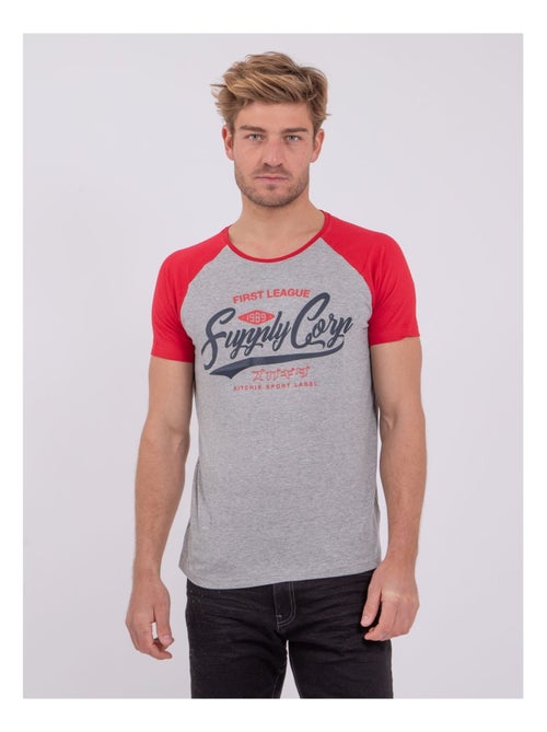 T-shirt maniche corte girocollo puro cotone NECHIN - Kiabi