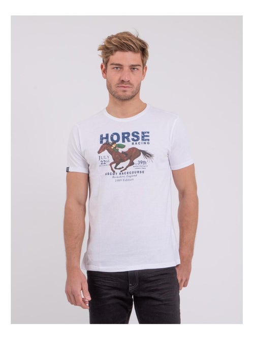 T-shirt maniche corte girocollo puro cotone NEDER - Kiabi