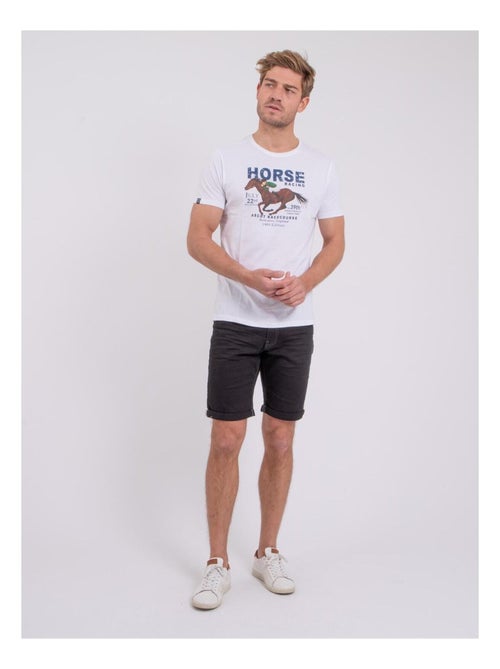 T-shirt maniche corte girocollo puro cotone NEDER - Kiabi