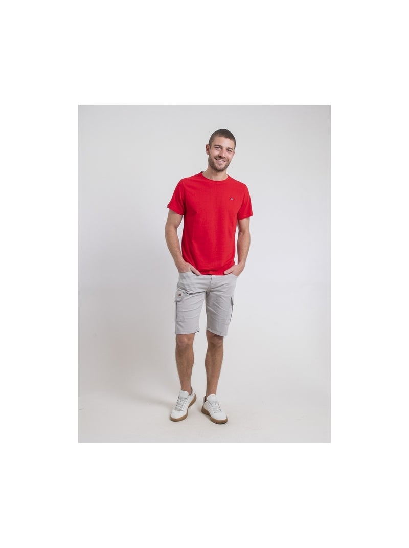 T-shirt maniche corte girocollo puro cotone NEROTEN Rosso - Kiabi