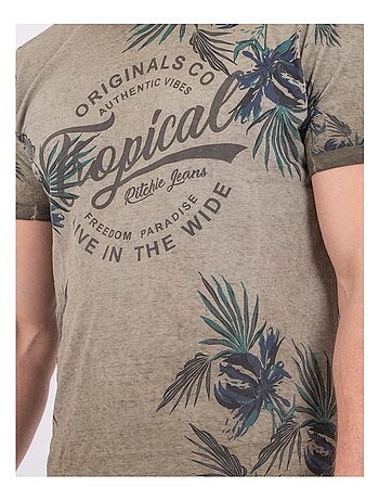 T-shirt maniche corte girocollo puro cotone NERWIK
