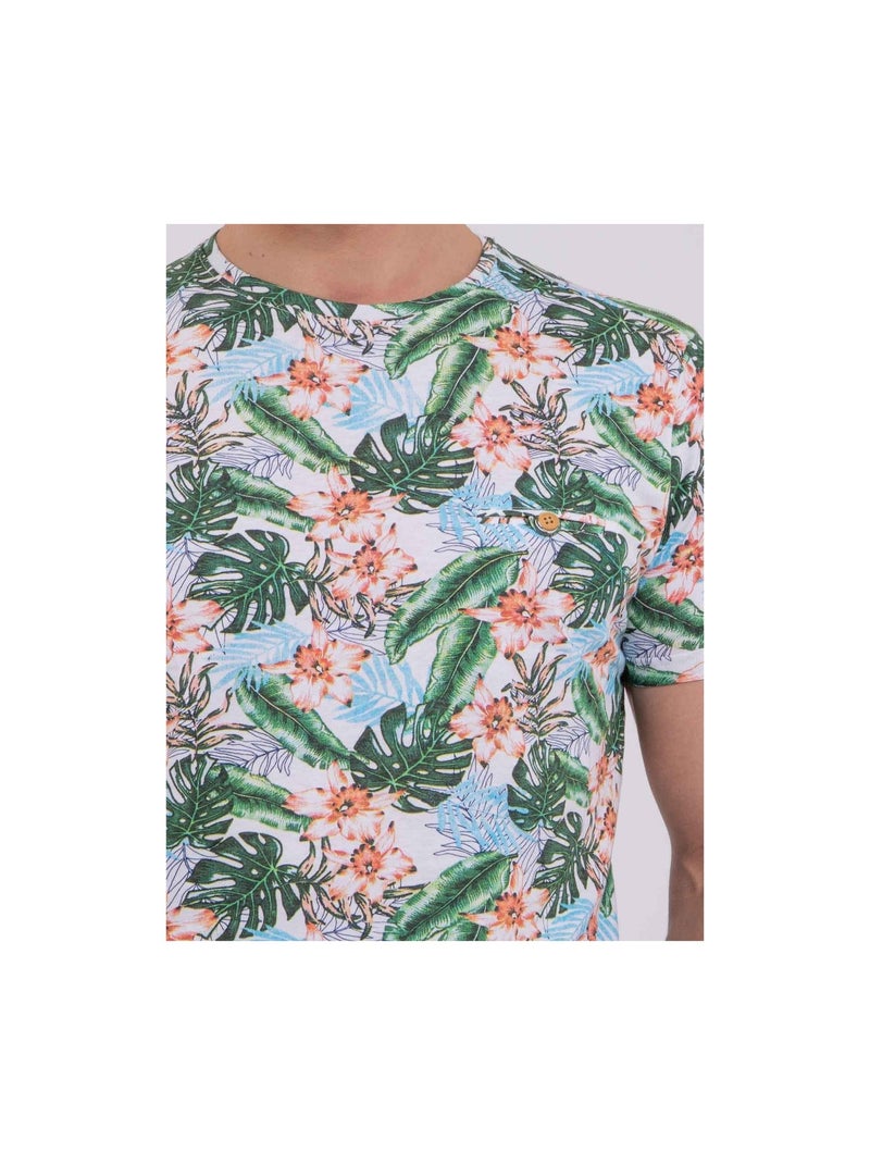 T-shirt maniche corte girocollo puro cotone NIBOLTA Bianco - Kiabi