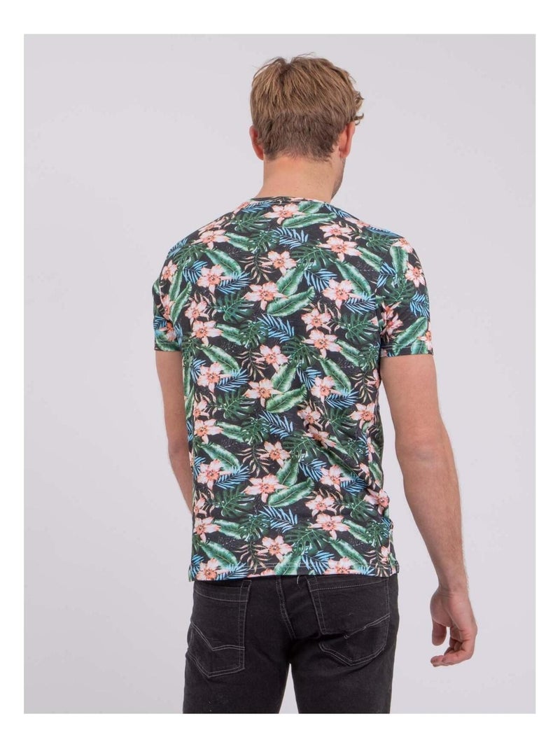 T-shirt maniche corte girocollo puro cotone NIBOLTA Nero - Kiabi