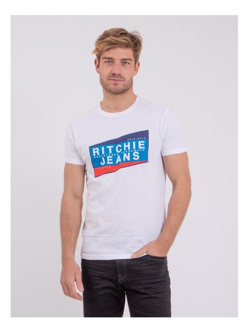 T-shirt maniche corte girocollo puro cotone NOBLAKE - Kiabi