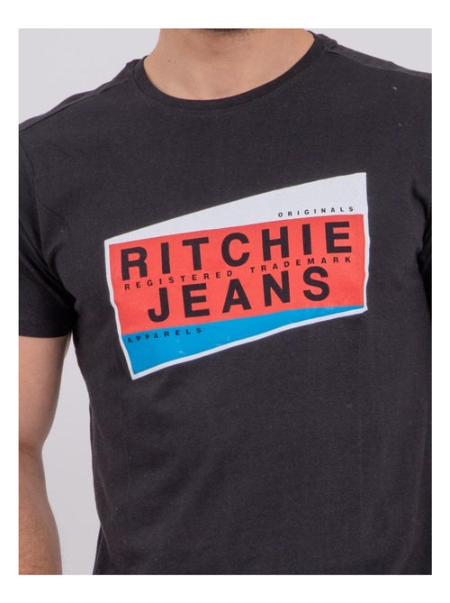 T-shirt maniche corte girocollo puro cotone NOBLAKE - Kiabi