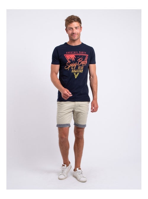 T-shirt maniche corte girocollo puro cotone NOCLARK - Kiabi
