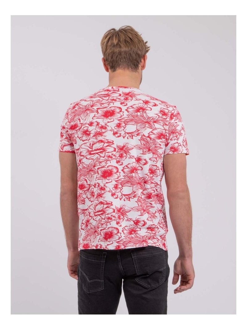 T-shirt maniche corte girocollo puro cotone NOLIBA Rosso - Kiabi