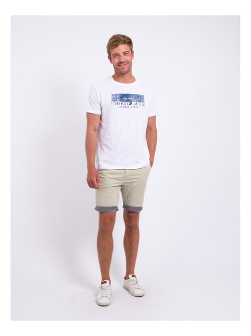 T-shirt maniche corte girocollo puro cotone NOTELOX - Kiabi
