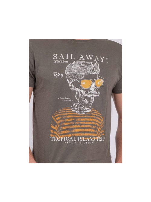 T-shirt maniche corte girocollo puro cotone NOUMICK - Kiabi