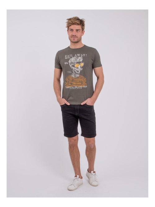 T-shirt maniche corte girocollo puro cotone NOUMICK - Kiabi