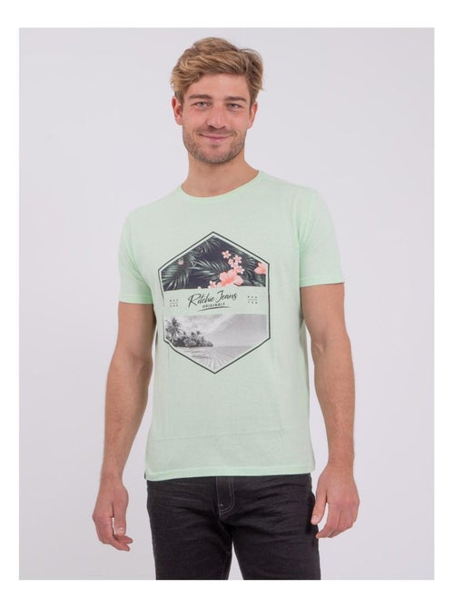 T-shirt maniche corte girocollo puro cotone NUMADOC - Kiabi