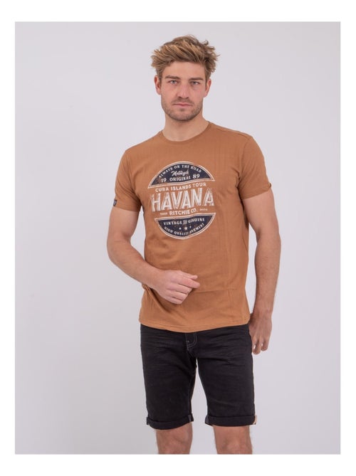 T-shirt maniche corte girocollo puro cotone NUMATIS - Kiabi