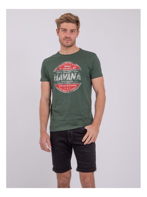 T-shirt maniche corte girocollo puro cotone NUMATIS - Kiabi
